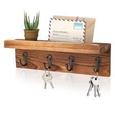 Estante para llaves, estado para correo, estado de pared para entrada Wall Estante price