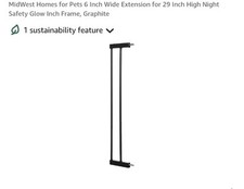 MidWest Homes for Pets 6 pulgadas de ancho 29 pulgadas de alto extensión para modelo 2929SG-GL Seguridad Gate Extension price