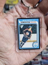 1979-80 O-PEE-CHEE WAYNE GRETZKY ROOKIE #18 EDMONTON OILERS KEYCHAIN REPLICA Keychain price