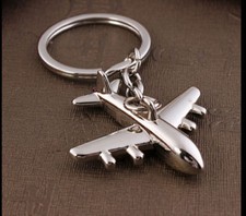 Classic 3D Simulation Model airplane plane Keychain Key Chain Ring Keyring Gift Keychain price