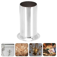 Cubiertas de enchufe de luz de vela de araña de hierro 4 piezas fundas de base de metal tono plateado Chandelier price