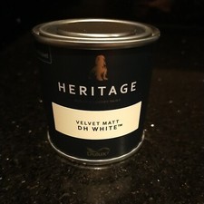 OFERTA Dulux Heritage Terciopelo Mate 125 ml Probador Muestra - DH Blanco Interior Wall Pintura price