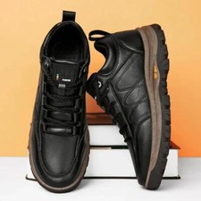Zapatos De Cuero Casuales Zapatillas De Trabajo Antideslizante Lujo Para Hombre De Trabajo Zapatos price