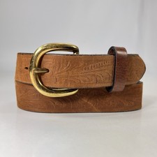 Cinturón Occidental Justin Marrón Top Grano Cuero - Hecho en EE. UU. - Talla 26 Belts infantil price