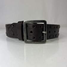 Cinturón ancho de cuero genuino con cordones marrones The Children's Place - talla 23 Belts infantil price