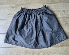 Falda Corta Zara Gris Oscuro Elastizada Dramática Volantes Plisada Pasarela Talla XS Falda price