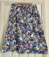 Falda midi floral de verano Carr & Westley Cottagecore talla 18 algodón elastano en muy buena condición Falda price