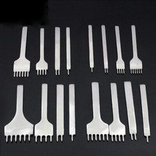 Herramienta de perforación porosa negra perforadora de fila de orificio de diente rombo afilado para coser a mano metal Hand Herramientas Accesorios price