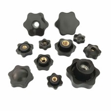 10 piezas rosca hembra estrella de plástico tuerca de sujeción perilla tornillo en mango de máquina M4-M12 Nut Tightening Máquina price