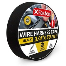 XFasten Wire Harness Tape 3/4 Inch x 50ft Cloth Tape | High Temp Fabric Tape ... Tape price