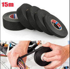 15M 9/15/19/25MM Heat-resistant Adhesive Cloth Fabric Tape For Automotive Cable Tape price