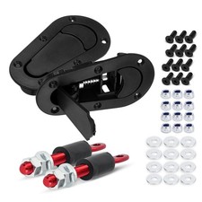 Universal Racing Car Flush Mount Quick Release Hood Latch Pin NO Key Locking Kit Key price