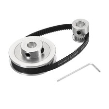 Polea de distribución 20 y 60 dientes 8 mm diámetro rueda síncrona con correa/llave, 1 juego Timing Cinturón Sets price