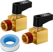 Válvulas de Drenaje para Compresor de Aire 1/4 NPT Grifo Bola Purga Tanque 2 PIEZAS Aire Compressor price