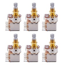 6x Ollas de Guitarra 500K Eje Dividido Corto Audio Cónico Push/Pull Potenciómetro Y4Q5 Pots y Accesorios price