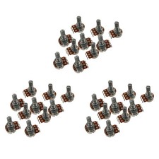 Potenciómetros para guitarra de tamaño pequeño B250K para piezas de guitarra (paquete de 30) Y4D9 Pots y Accesorios price
