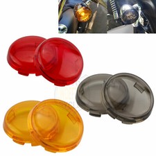 Pair Motorcycle Turn Signal Light Lens Covers For Harley Electra Glide Sportster Motorcycle Covers price