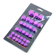 30pcs Motorcycle Screw Cap Scooters Electric Colored Nut Decoration Cover Custom Motorcycle Covers price