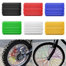 72pcs Spoke Skins Covers Wraps Wheel Rim Guard Protector Motorcycle Dirt Bike Motorcycle Covers price