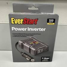 Convertidor inversor de energía EverStart 100W vehículo DC/AC (12v a 110v) 2 puertos USB Coche Potencia Inverter- Convertidor price