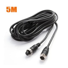 Cable de extensión de video de 16 pies y 4 pines para monitor de cámara de visión trasera de automóvil camión Coche Vídeo Sistemas price