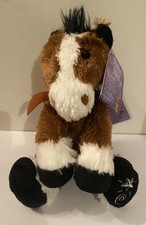 Juguete de peluche suave Russ Shining Stars caballo negro marrón nuevo Plush Juguetes price