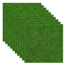 Césped Artificial para Decoración, 10 Unidades 3x3 Pulgadas para Manualidades Artificial Césped price