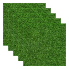 Césped artificial para decoración, 5 unidades 3x3 pulgadas para manualidades Artificial Césped price