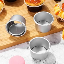 6 piezas sartenes redondas para pasteles de aleación de aluminio antiadherentes fondo extraíble para hornear Pans price