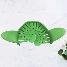 Embudos para uso en cocina sartenes coladoras de silicona deflector de borde redondo Pans price