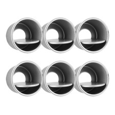 6 piezas sartenes para pasteles de aleación de aluminio forma redonda fondo extraíble para hornear Pans price