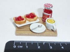 Juego de desayuno a escala 1:12 b casa de muñecas miniatura Breakfast Set price
