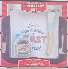 Juego de desayuno plato tostado Nutella Rise & Shine It's Toast Time Breakfast Set price