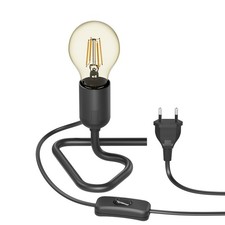 Lámpara de mesa TRIN con casquillo E27 interruptor negro + lámpara LED Mesa Lámpara price