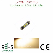 6 Voltios 6V 30 - 31 MM BLANCO CÁLIDO FESTÓN BOMBILLA LED COCHE CLÁSICO MOTO SCOOTER Classic Bulb price