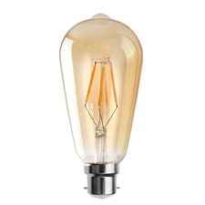 ST64 B22 4W Retro Clásico Bayoneta Bombilla LED De Colección Regulable Edison Luz Lámpara Reino Unido Classic Bulb price