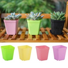 Macetas cuadradas de plástico para plantas de interior 10 piezas Pots price