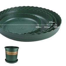 Bandeja para macetas reutilizables de plástico verde base para plantas suculentas 3 piezas Pots price
