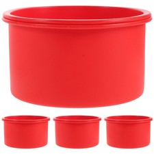 4 sartenes redondas de silicona para pasteles, moldes antiadherentes y flexibles para hornear para capa, Cake Pans price