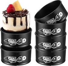 Juego de 6 sartenes para pasteles Mobestech Mini Springform redondas antiadherentes de 4,72 pulgadas totalmente nuevas Cake Pans price