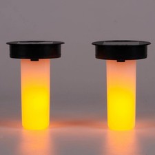 Linterna Solar Impermeable Llama-Luces Superior - Solar Exterior Llama Atmósfera De... De Exterior Lighting price