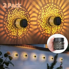 2 luces solares de metal solares para cubierta exterior escalón luces de pared IP65, luz De Exterior Lighting price