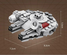 Juego de bloques de construcción Star Millennium Falcon, ladrillos, bloques juguetes regalo guerras 104 piezas Robots y Space Juguetes price