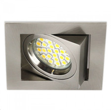 Downlight de techo inclinable empotrado foco cuadrado GU10 luces LED Spotlight price