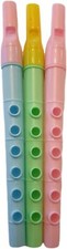 6x Grabadora de flauta de plástico para niños Instrumento musical Piñata Fiesta Bolsa Relleno Juguetes Juguete Musical Instruments price