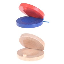 Kid Wooden Castanet Toy Children Musical Percussion Instrument TOY GiftB&GO Juguete Musical Instruments price