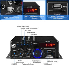 Sistema Amplificador Inalambrico Coche Bluetooth 5 Audio 2x400W Altavoz Estereo Coche Amplifiers price