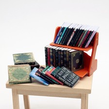 1:12 Dollhouse Simulation Mini Books Bookcase Model Dollhouse Study Decoration Bookcase price