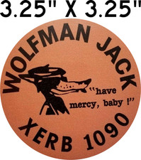 WOLFMAN JACK DECAL STICKER VINTAGE HOT ROD DRAG RACING TRUCK WINDOW FREE SHIP Jack price