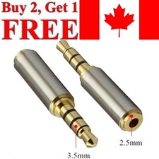 3.5mm to 2.5mm Aux Audio Adapter Converter Male to Female Jack For Headphone Jack price